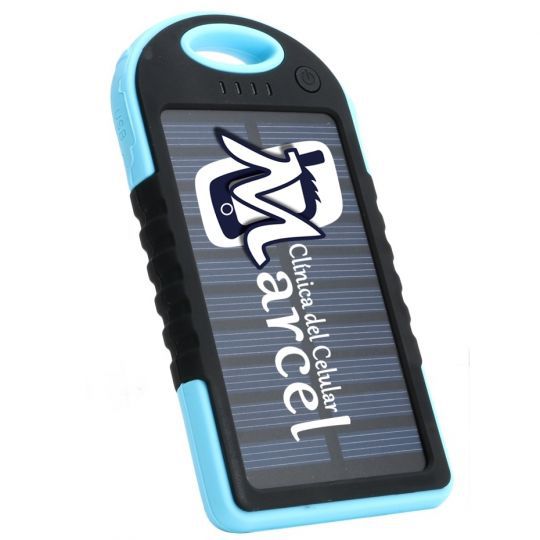 POWER BANK SOLAR 4.000 mAhCONTRAGOLPES Y HUMEDAD