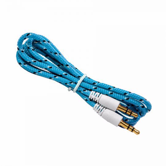 CABLE AUXILIAR AUDIO 1X1 HILO PUNTA METAL