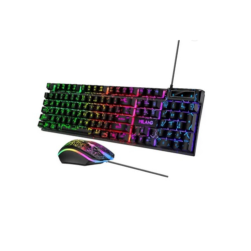 COMBO GAMER DE TACLADO Y MOUSE T520