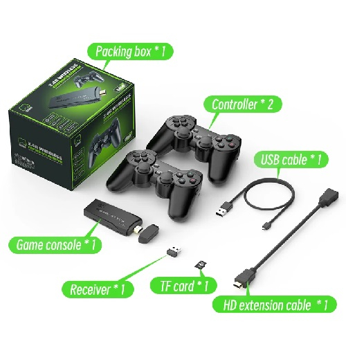COMBO GAMER DE JUEGOS CON 2 CONTROLES