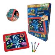 TABLERO MAGICO LUZ 8 COLORES MULTIPLES PLANTILLAS